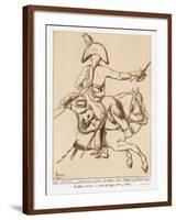 Sub-Officer in the Chevau-Leger of Saxony, Regiment of Prince Clement-null-Framed Giclee Print