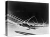 Sub-Stratospheric Vapor Trails of B-17 Flying Fortresses of the U.S. Army 8th Air Force-null-Stretched Canvas