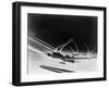 Sub-Stratospheric Vapor Trails of B-17 Flying Fortresses of the U.S. Army 8th Air Force-null-Framed Photo