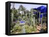 Sub-Tropical Jardin Majorelle in the Ville Nouvelle of Marrakech-Julian Love-Framed Stretched Canvas