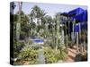 Sub-Tropical Jardin Majorelle in the Ville Nouvelle of Marrakech-Julian Love-Stretched Canvas