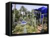 Sub-Tropical Jardin Majorelle in the Ville Nouvelle of Marrakech-Julian Love-Framed Stretched Canvas