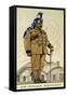 Subadar-Major of the 8th Punjab Regiment, Indian Army, 1938-null-Framed Stretched Canvas