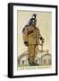 Subadar-Major of the 8th Punjab Regiment, Indian Army, 1938-null-Framed Premium Giclee Print