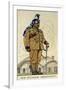 Subadar-Major of the 8th Punjab Regiment, Indian Army, 1938-null-Framed Giclee Print