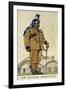 Subadar-Major of the 8th Punjab Regiment, Indian Army, 1938-null-Framed Giclee Print