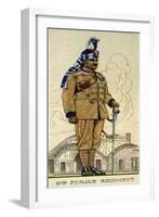 Subadar-Major of the 8th Punjab Regiment, Indian Army, 1938-null-Framed Giclee Print