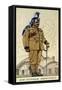 Subadar-Major of the 8th Punjab Regiment, Indian Army, 1938-null-Framed Stretched Canvas