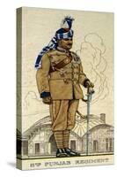 Subadar-Major of the 8th Punjab Regiment, Indian Army, 1938-null-Stretched Canvas