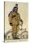 Subadar-Major of the 8th Punjab Regiment, Indian Army, 1938-null-Stretched Canvas