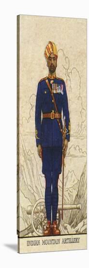 Subadar-Major of the Indian Mountain Artillery,, Indian Army, 1938-null-Stretched Canvas