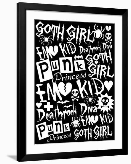 Subculture Girl-Roseanne Jones-Framed Giclee Print