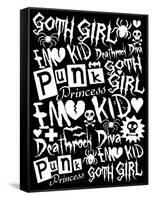 Subculture Girl-Roseanne Jones-Framed Stretched Canvas