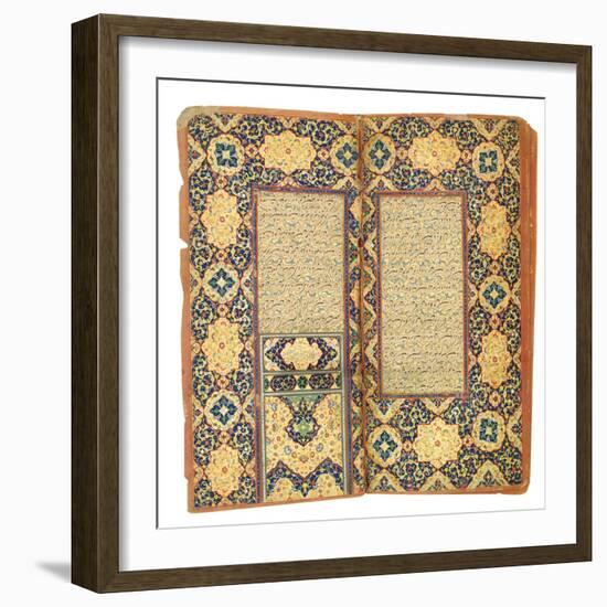 Subhat Al-Abrar, 1613-14-Riza-i Abbasi-Framed Giclee Print