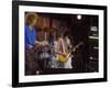 Subject: Jimmy Page and Robert Plant Formerly of Led Zeppelin Performing at Live Aid-David Mcgough-Framed Premium Photographic Print