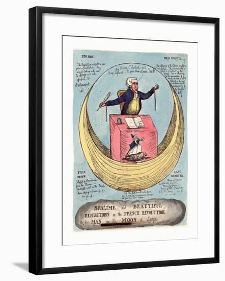 Sublime and Beautiful Reflections on the French Revolution-null-Framed Giclee Print