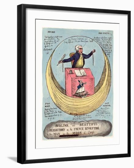 Sublime and Beautiful Reflections on the French Revolution-null-Framed Giclee Print