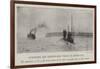 Submarine and Torpedo-Boat Trials in Stokes Bay-null-Framed Giclee Print