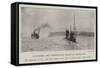 Submarine and Torpedo-Boat Trials in Stokes Bay-null-Framed Stretched Canvas