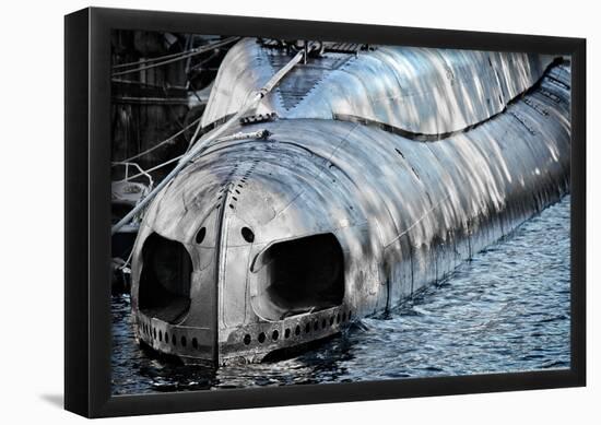 Submarine at Philadelphia Marina-null-Framed Poster