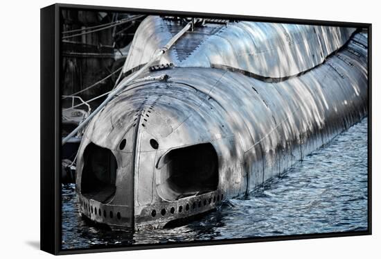 Submarine at Philadelphia Marina-null-Framed Stretched Canvas