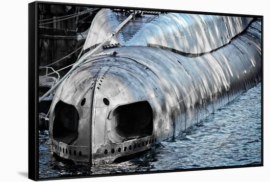 Submarine at Philadelphia Marina-null-Framed Stretched Canvas