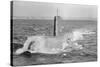 Submarine Being Tested-null-Stretched Canvas
