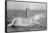 Submarine Being Tested-null-Framed Stretched Canvas