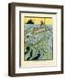 Submarine on Surface-Charles Robinson-Framed Art Print