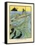 Submarine on Surface-Charles Robinson-Framed Stretched Canvas