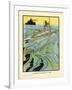 Submarine on Surface-Charles Robinson-Framed Art Print