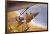 Submarine Scout Airship-GT Clarkson-Framed Art Print