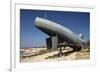 Submarine U995 in front of the Marine Memorial, Baltic Spa Town of Laboe, Germany-null-Framed Art Print