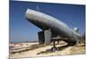Submarine U995 in front of the Marine Memorial, Baltic Spa Town of Laboe, Germany-null-Mounted Art Print