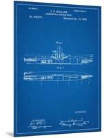 Submarine Vessel Patent-null-Mounted Art Print