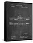 Submarine Vessel Patent-null-Framed Stretched Canvas