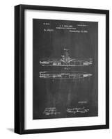 Submarine Vessel Patent-null-Framed Art Print