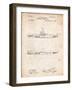 Submarine Vessel Patent-Cole Borders-Framed Art Print