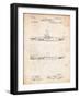 Submarine Vessel Patent-Cole Borders-Framed Art Print