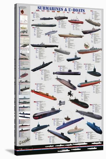 Submarines and U-Boats-null-Stretched Canvas