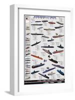 Submarines and U-Boats-null-Framed Art Print