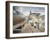 Submarines in Dry Dock-Eric Ravilious-Framed Giclee Print