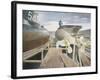 Submarines in Dry Dock-Eric Ravilious-Framed Giclee Print