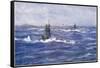 Submarines in the Channel, 1915-William Lionel Wyllie-Framed Stretched Canvas