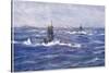 Submarines in the Channel, 1915-William Lionel Wyllie-Stretched Canvas