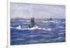 Submarines in the Channel, 1915-William Lionel Wyllie-Framed Giclee Print