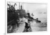 Submarines Leaving the Ship Depot at Harwich-Thomas E. & Horace Grant-Framed Photographic Print