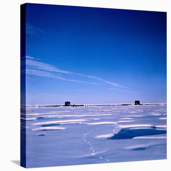 Submarines Submerged at North Pole-null-Stretched Canvas