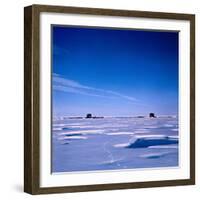 Submarines Submerged at North Pole-null-Framed Photographic Print