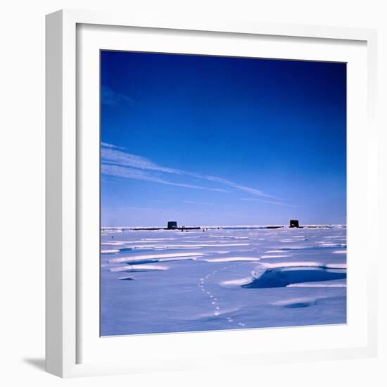 Submarines Submerged at North Pole-null-Framed Photographic Print